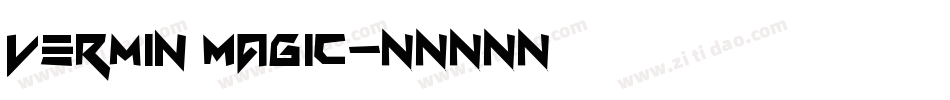 Vermin Magic字体转换